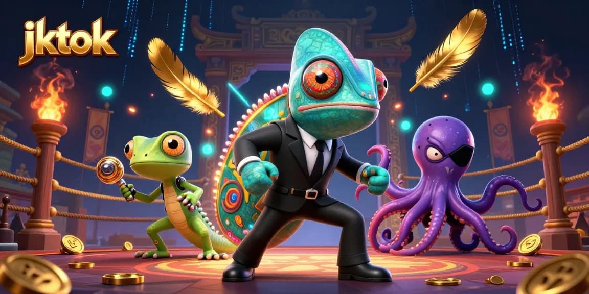 jktok meningkatkan kesempatan menang dengan chameleon rahasia yang bergaya, gecko cerdas, dan octopus nakal di arena kasino