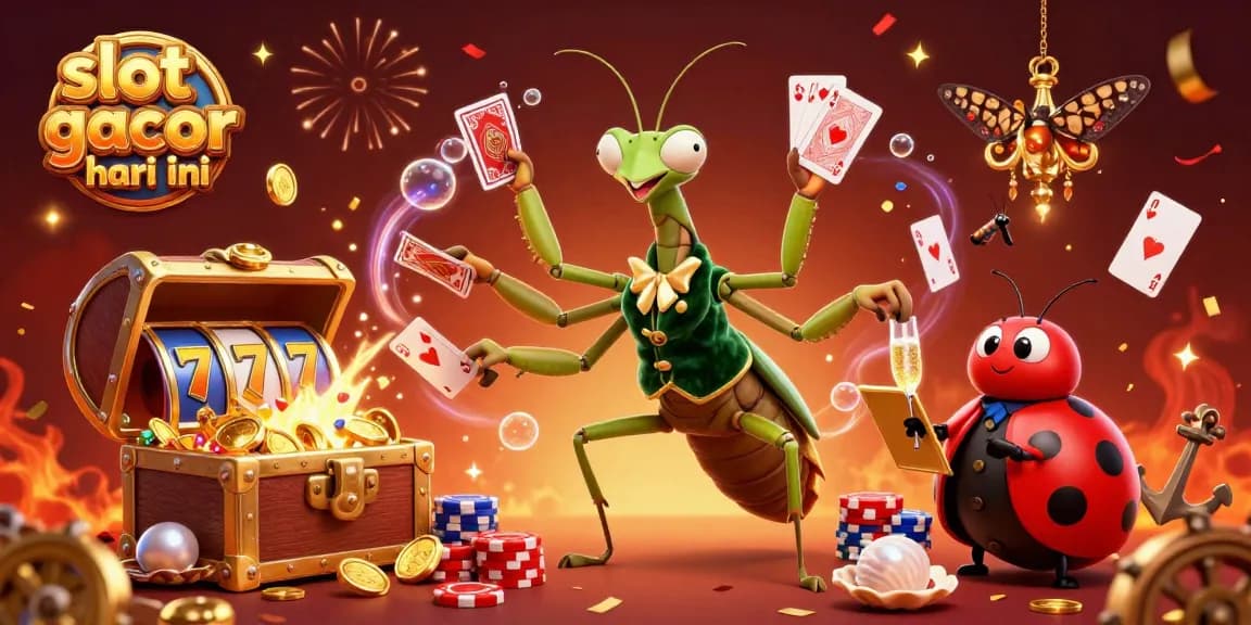 Menangkan permainan dengan slot gacor hari ini yang menarik, penuhi layar dengan kegembiraan dan kekayaan.