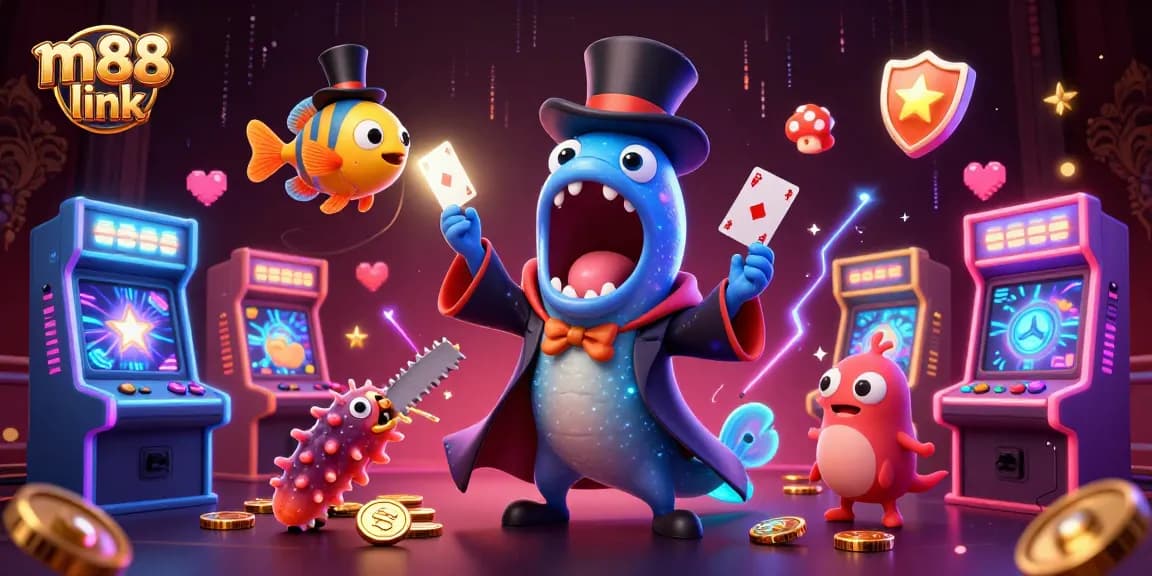 Engage with thrilling bets at M88 link with a magical underwater casino scene.
