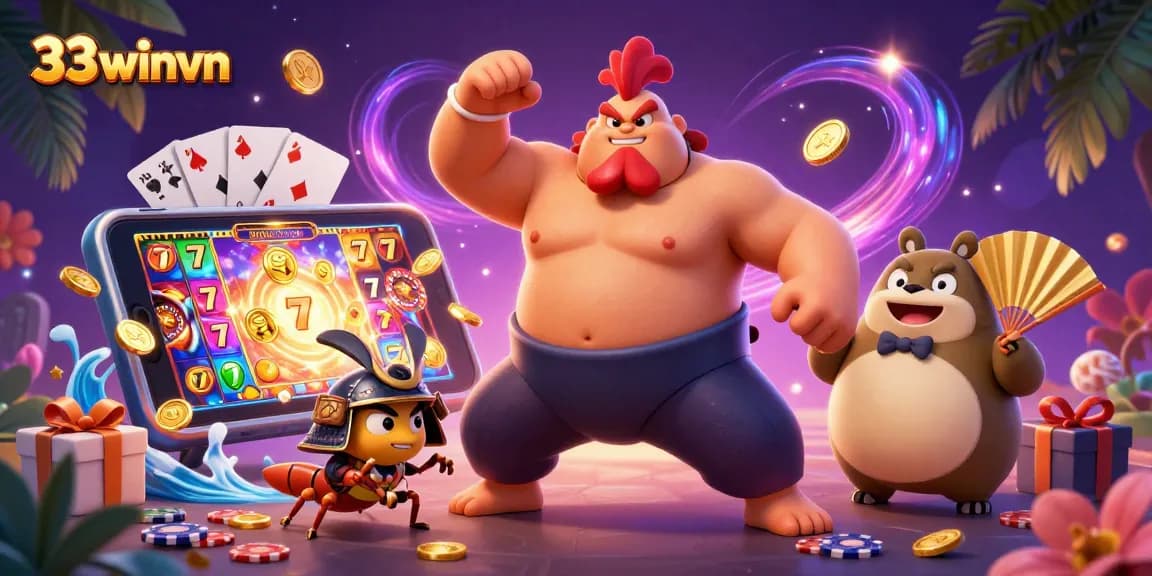 Experience the excitement of 33winvn with vibrant slot games, captivating characters, and thrilling casino action!