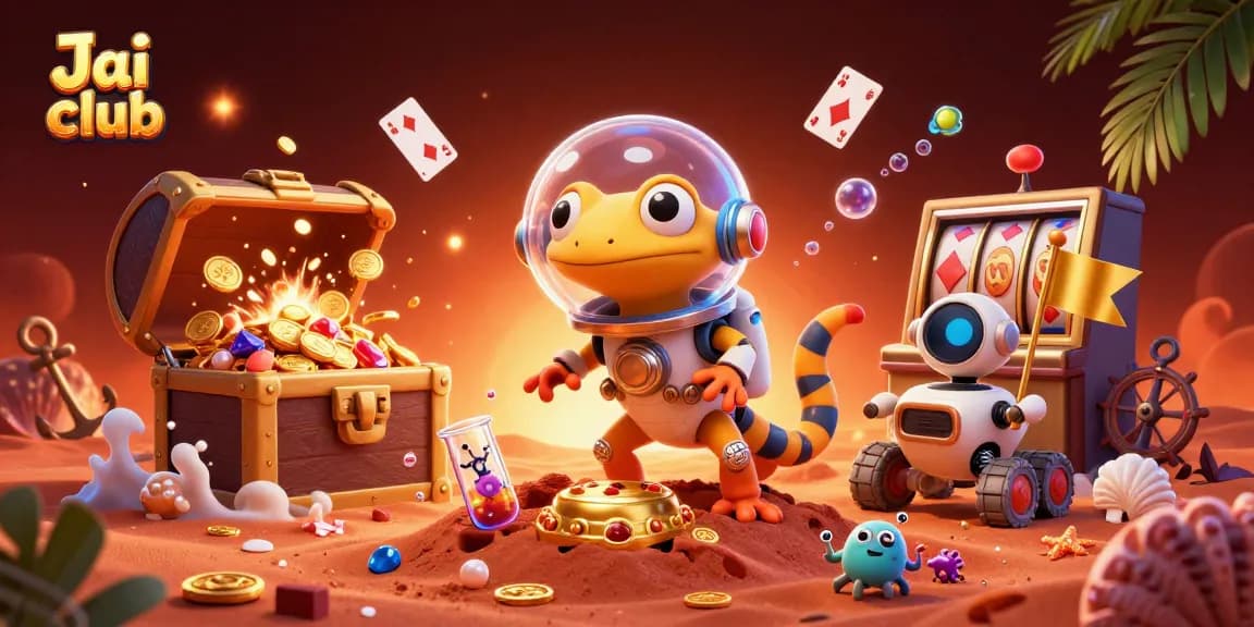 Experience thrilling gameplay on Jai club with vibrant arcade elements and casino atmosphere.