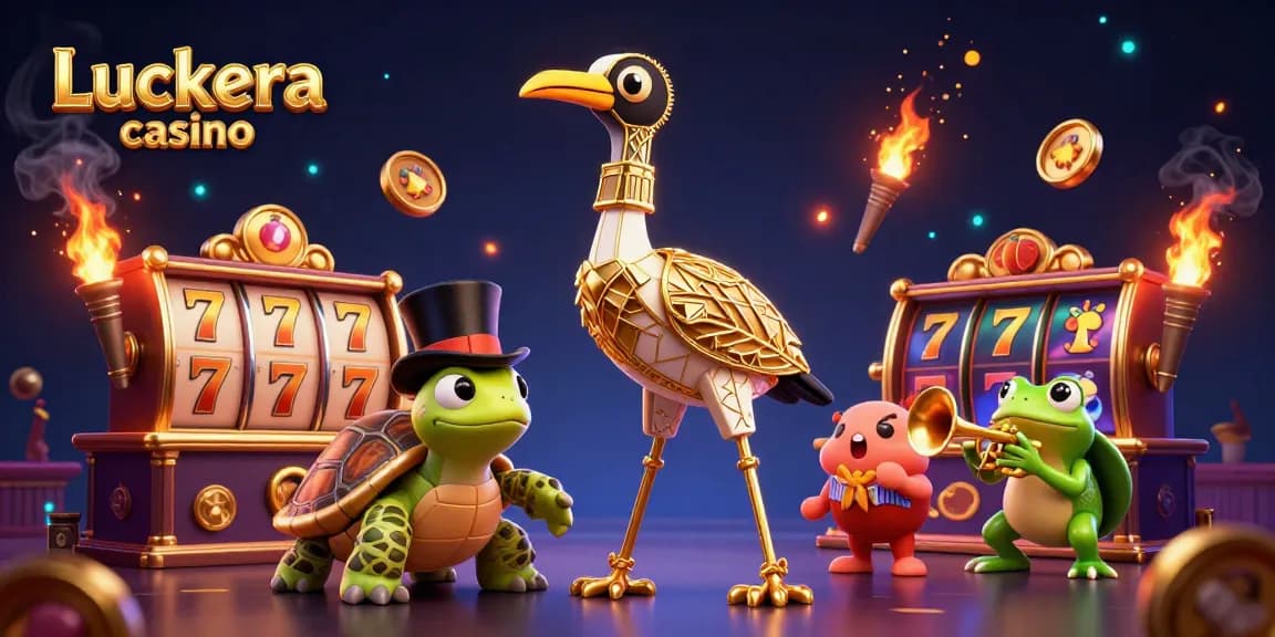 Experience excitement at Luckera casino with enchanting characters and dynamic slot elements!