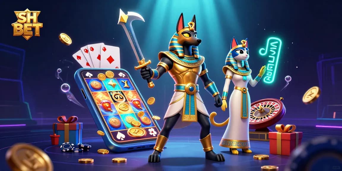 Place bets on SH BET with colorful slots and attractive game elements in a 3D casino design.