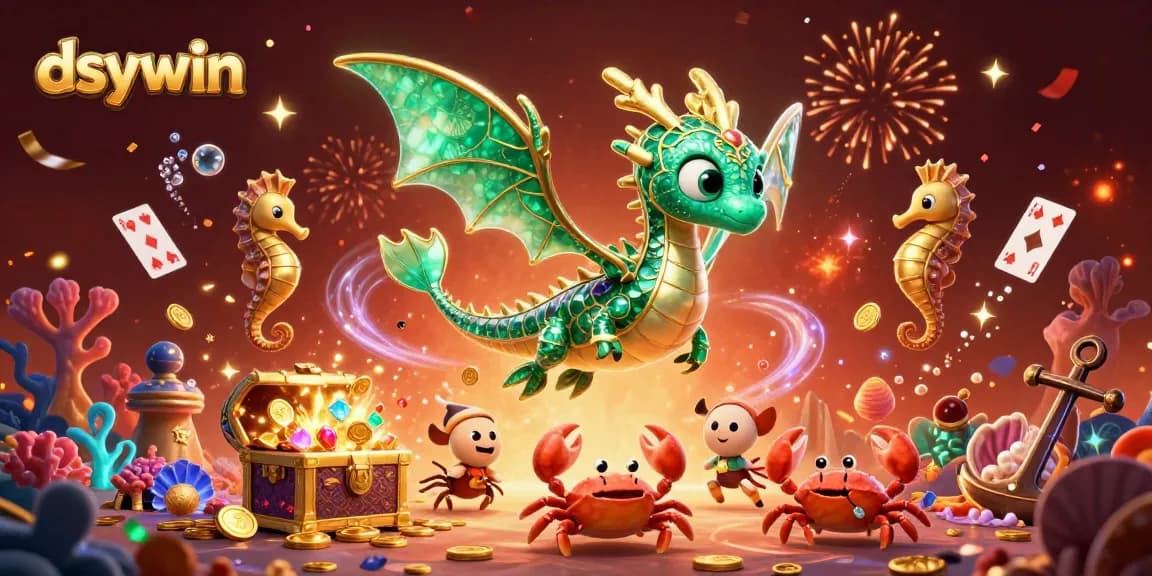 Engage in exhilarating baccarat gaming at dsywin, with underwater treasures and colorful gems bursting forth.