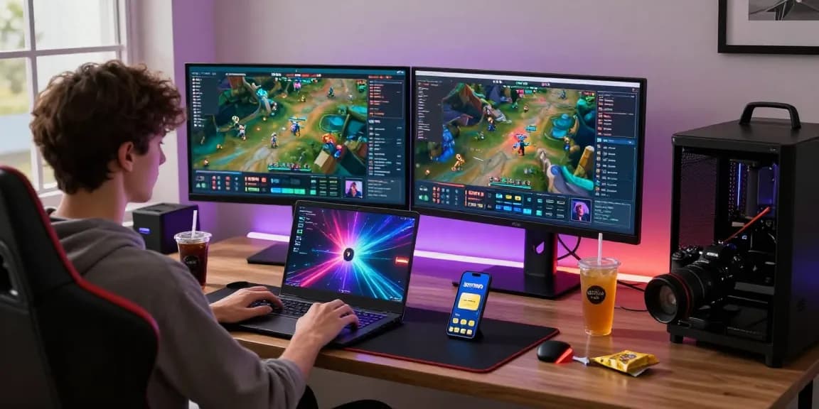 Engaging slot7000 gaming experience in a modern digital workspace with vibrant graphics.