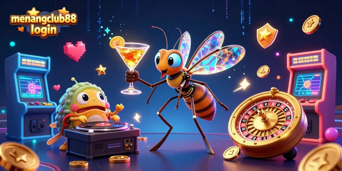 Experience menangclub88 login strategies with a captivating 3D casino scene featuring unique gaming elements.