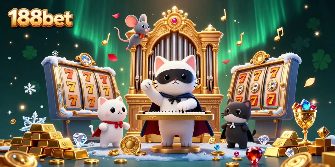 Experience the thrill of winning at 188bet with luxurious casino visuals, showcasing glamorous elements.