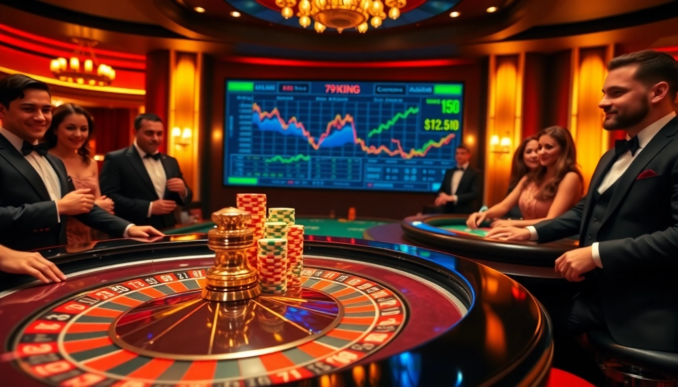 Immerse in the action at 79king 79king.day with luxury casino gaming and vibrant poker chips.