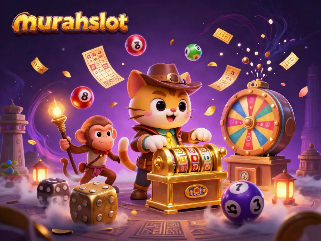 Menangkan jackpot besar di murahslot dengan slot machine dan karakter petualang yang menarik.