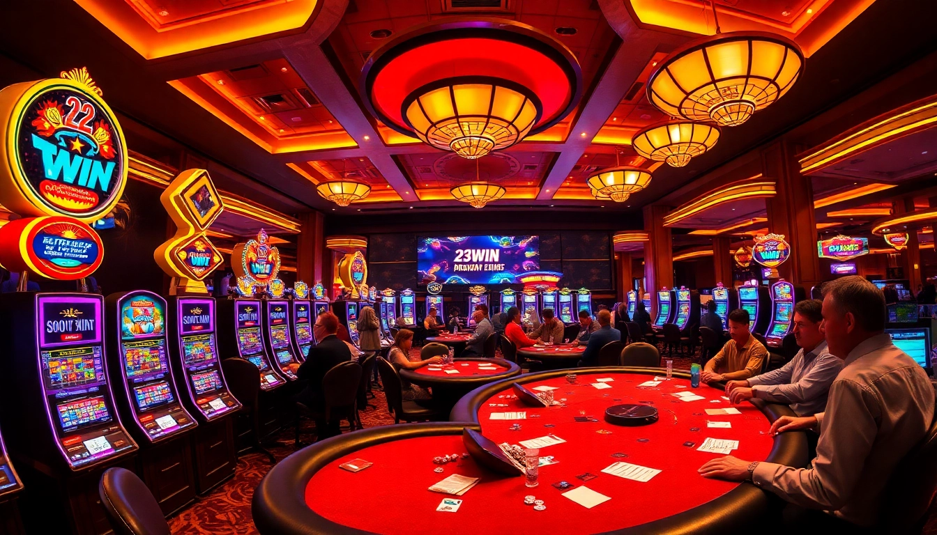 Experience the excitement of 23 win at a vibrant casino with lively gameplay and stunning visuals.