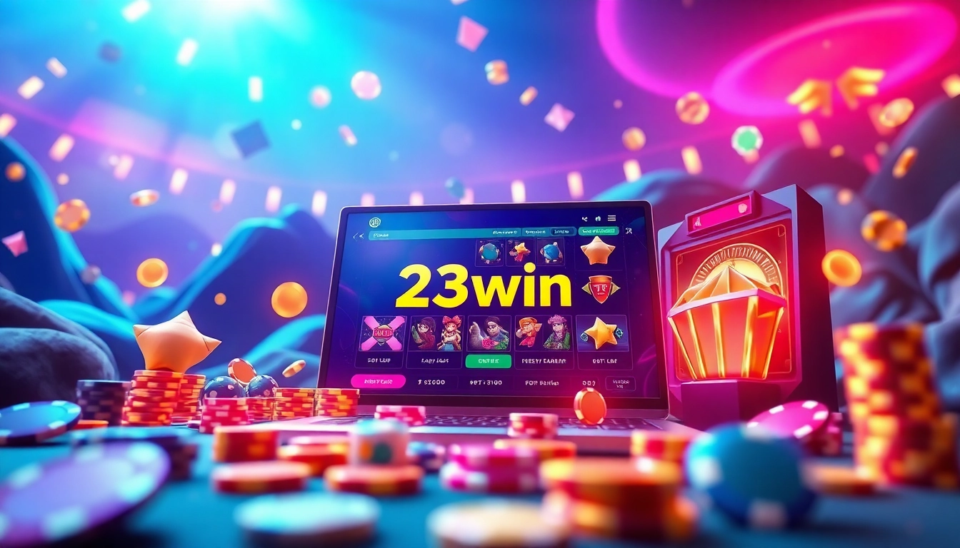 Engaging digital gaming interface showcasing 23win with vibrant visuals and exciting gameplay elements.