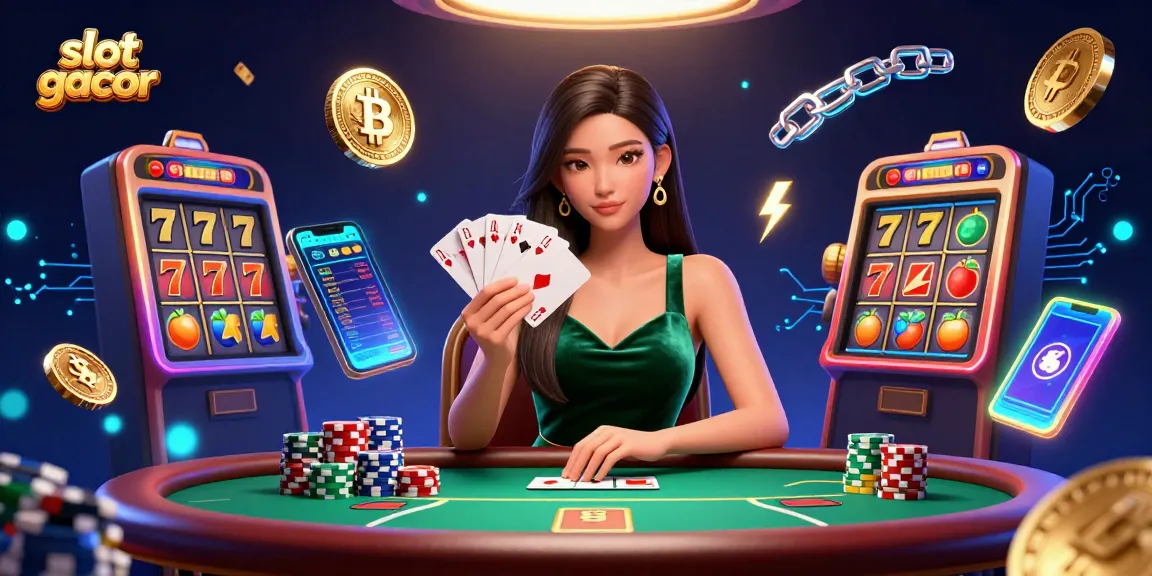 Rasakan sensasi slot gacor dengan aksi kasino yang hidup yang menampilkan elemen poker dan cryptocurrency.