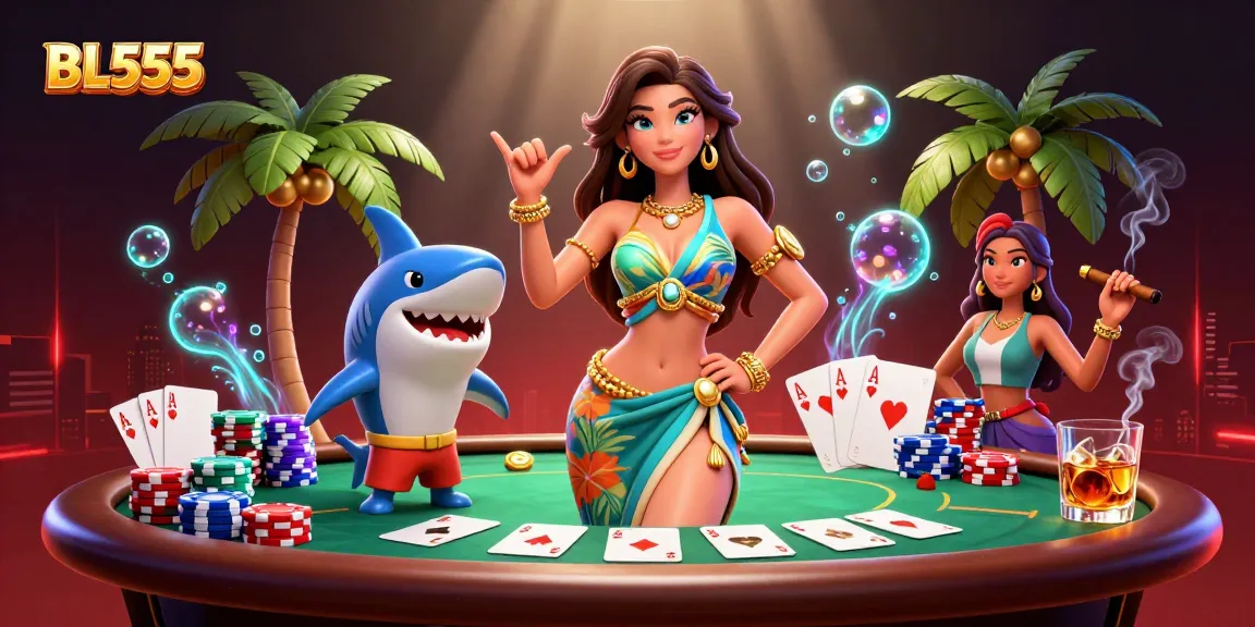 Experience the excitement of BL555 casino games through this vibrant 3D illustration of winning moments.