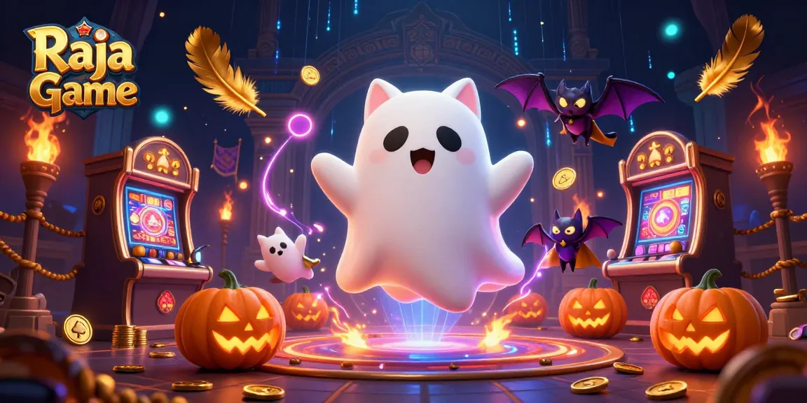 Experience thrilling gameplay with Raja Game characters and vibrant casino elements.