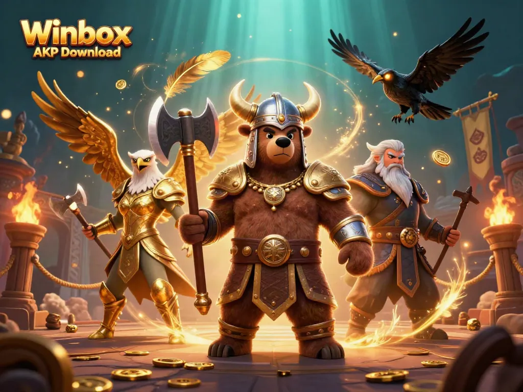 Play to win with the Winbox APK Download in an exciting Viking-themed casino adventure