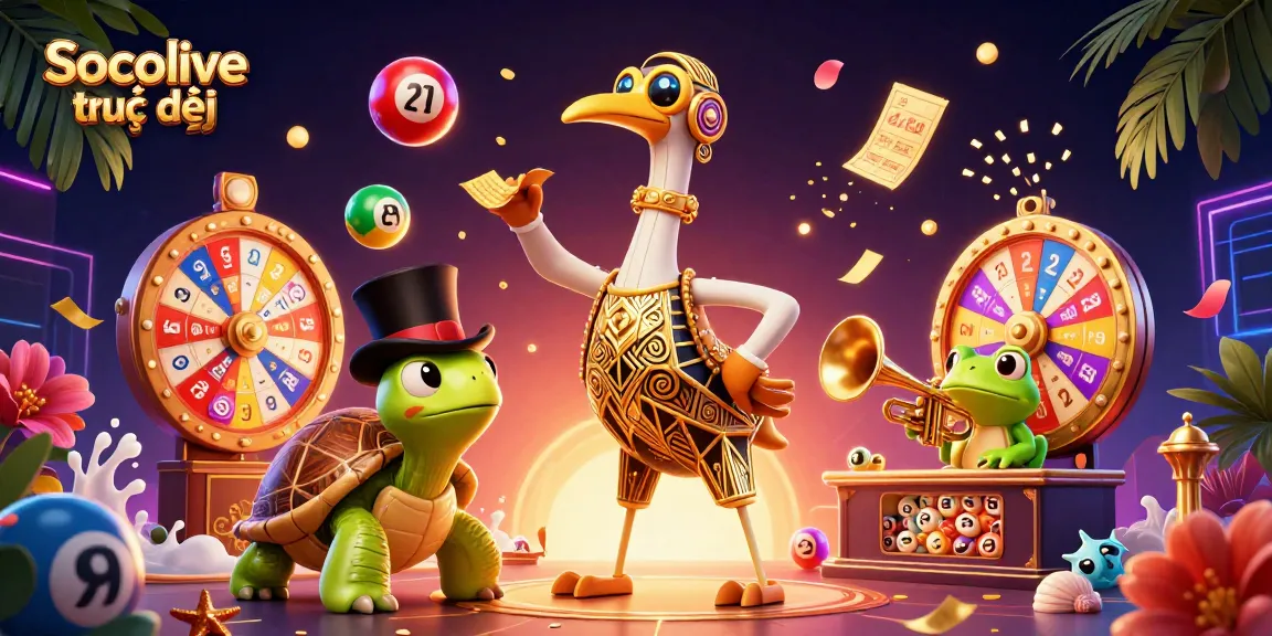 Socolive trực tiếp celebrates vibrant gambling action with lively characters and dynamic game elements.