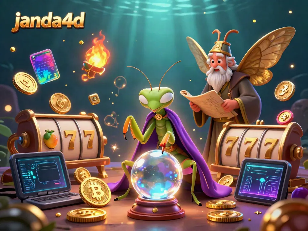 Memenangkan hadiah jackpot di janda4d dengan slot bertema mistis dan simbol keberuntungan.