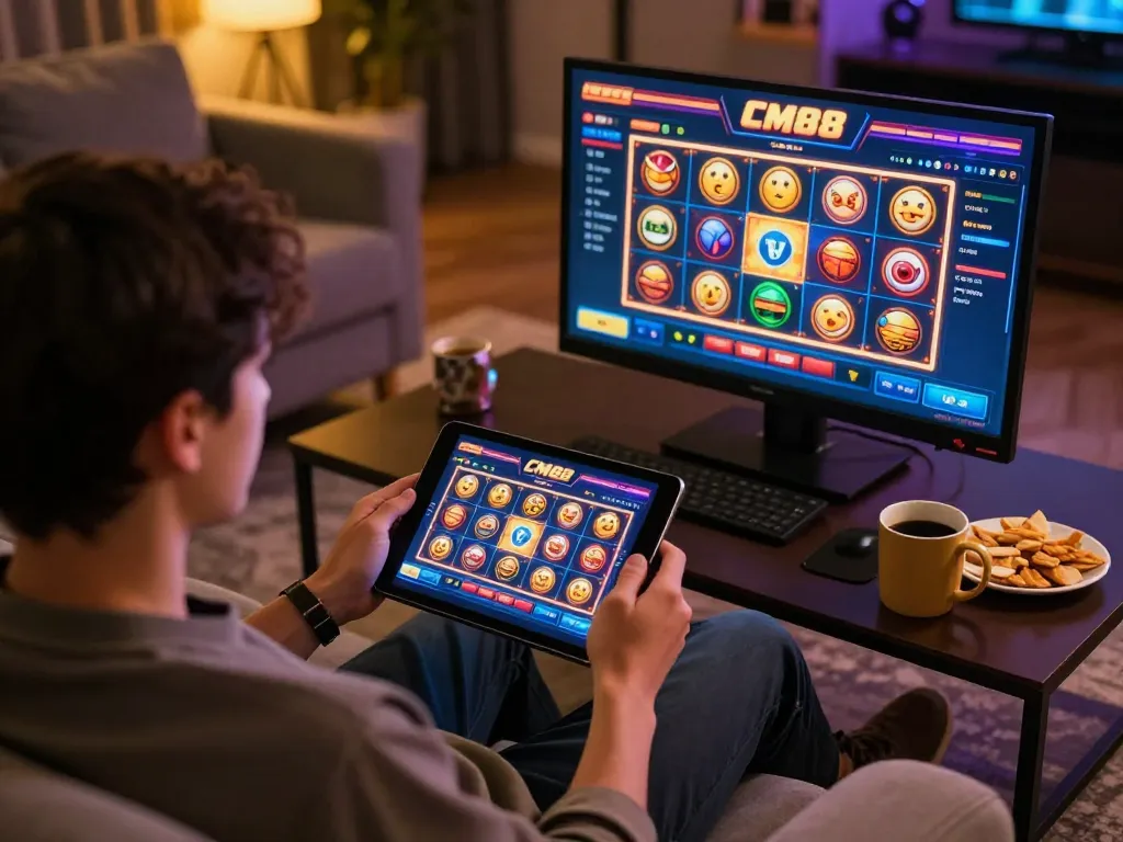 Experience thrilling gameplay at CM88 from home with engaging online casino games.