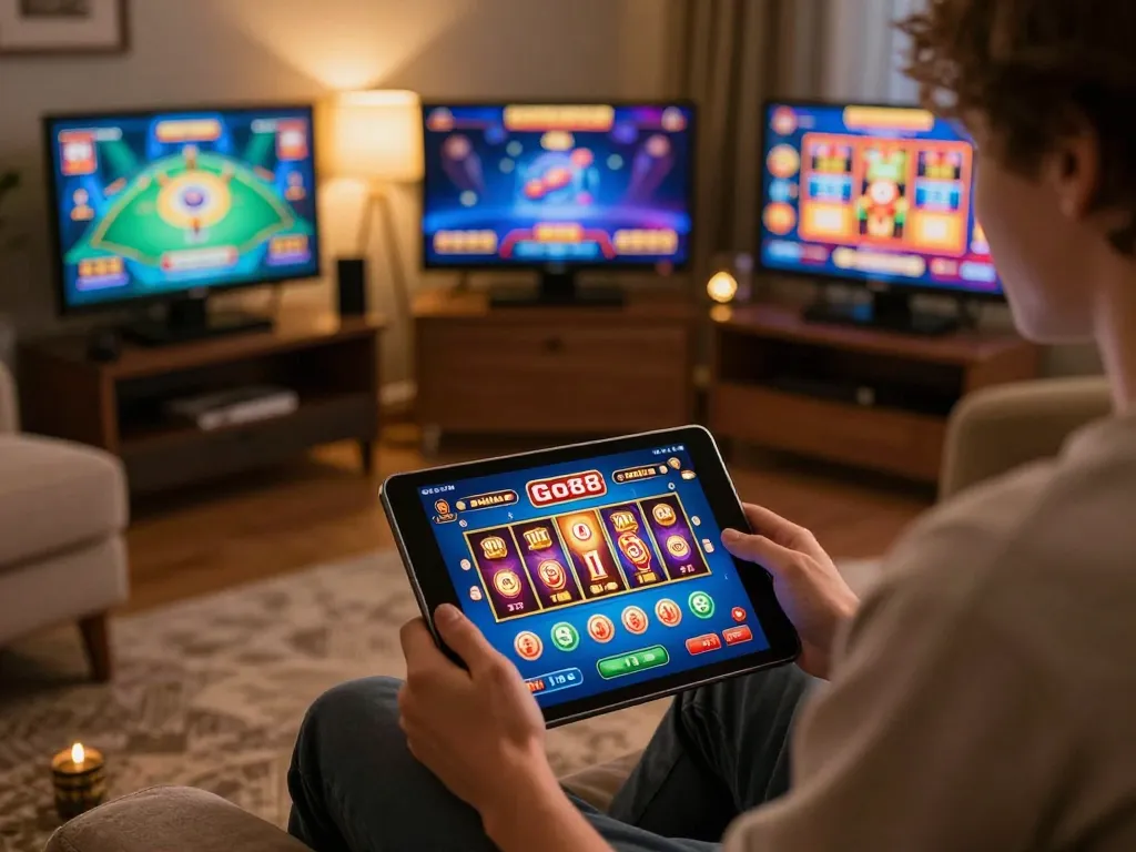 Giao lưu với ứng dụng di động Go88 để có trải nghiệm chơi game trực tuyến hấp dẫn tại nhà