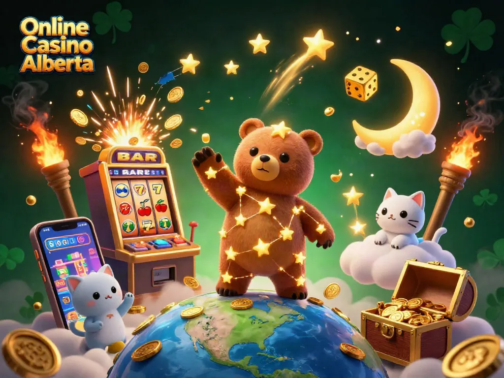 Engage in thrilling gameplay at Online Casino Alberta with captivating 3D visuals and dynamic slots.