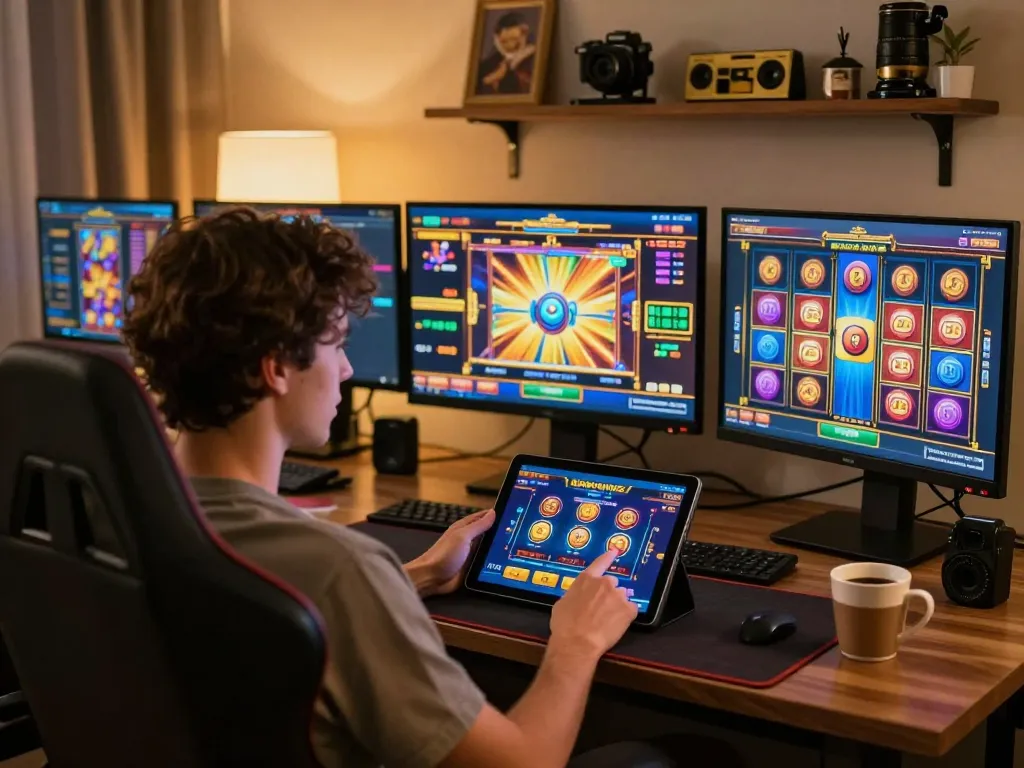 Experience thrilling gameplay on RUANGWD's online casino with immersive slot games and engaging atmosphere.