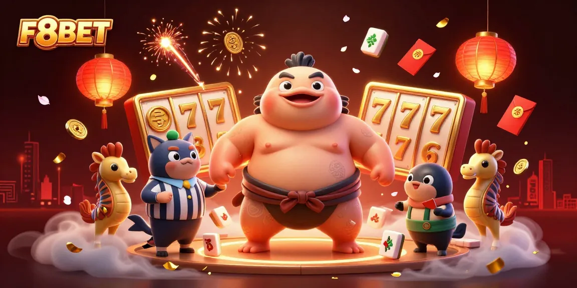 Experience thrilling gameplay with F8BET at its vibrant underwater casino featuring a fugu, catfish referee, and lucky symbols.