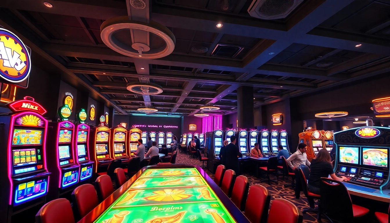 Rasakan ketegangan bermain di kasino dengan bbni4d yang penuh warna dan mesin slot berkilau.