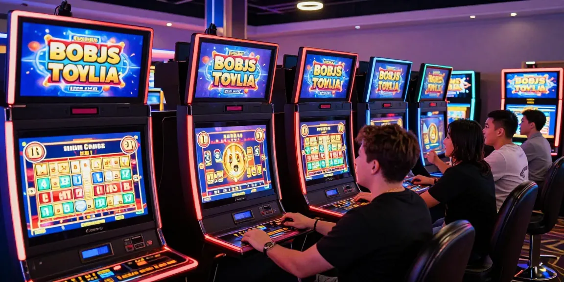 Engaging players at online casino playing bonus buy slots, colorful graphics and excitement in the air.
