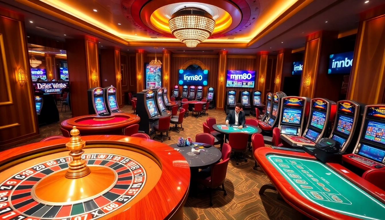 Experience thrilling gameplay at link mm88 with vibrant casino ambiance and exciting games.