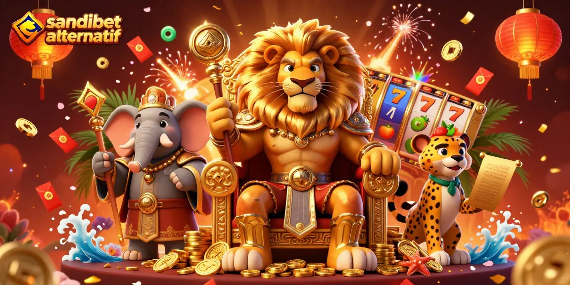 Rasakan momen mendebarkan dengan permainan slot sandibet alternatif yang menampilkan raja, penasihat, dan utusan.