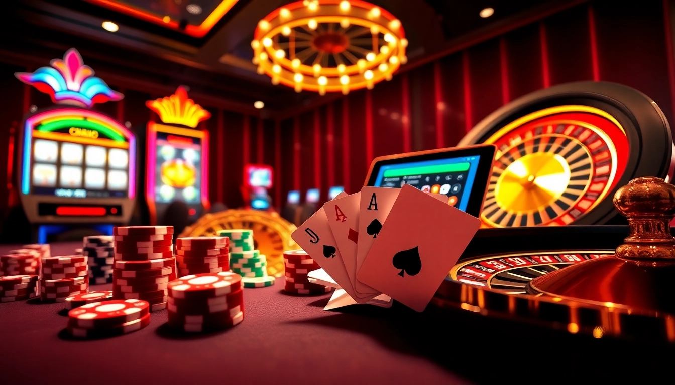 C168 gamers celebrate a win at a luxurious casino table with poker chips and dice.