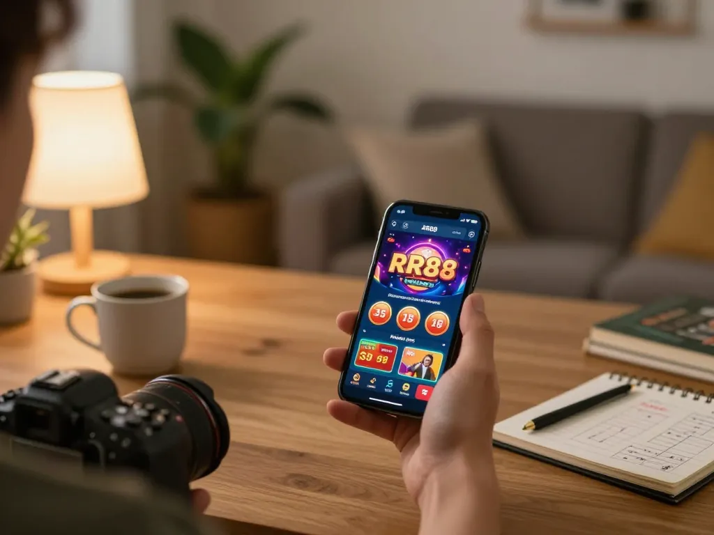 Join the excitement with the RR88 App as you place bets securely from your cozy home