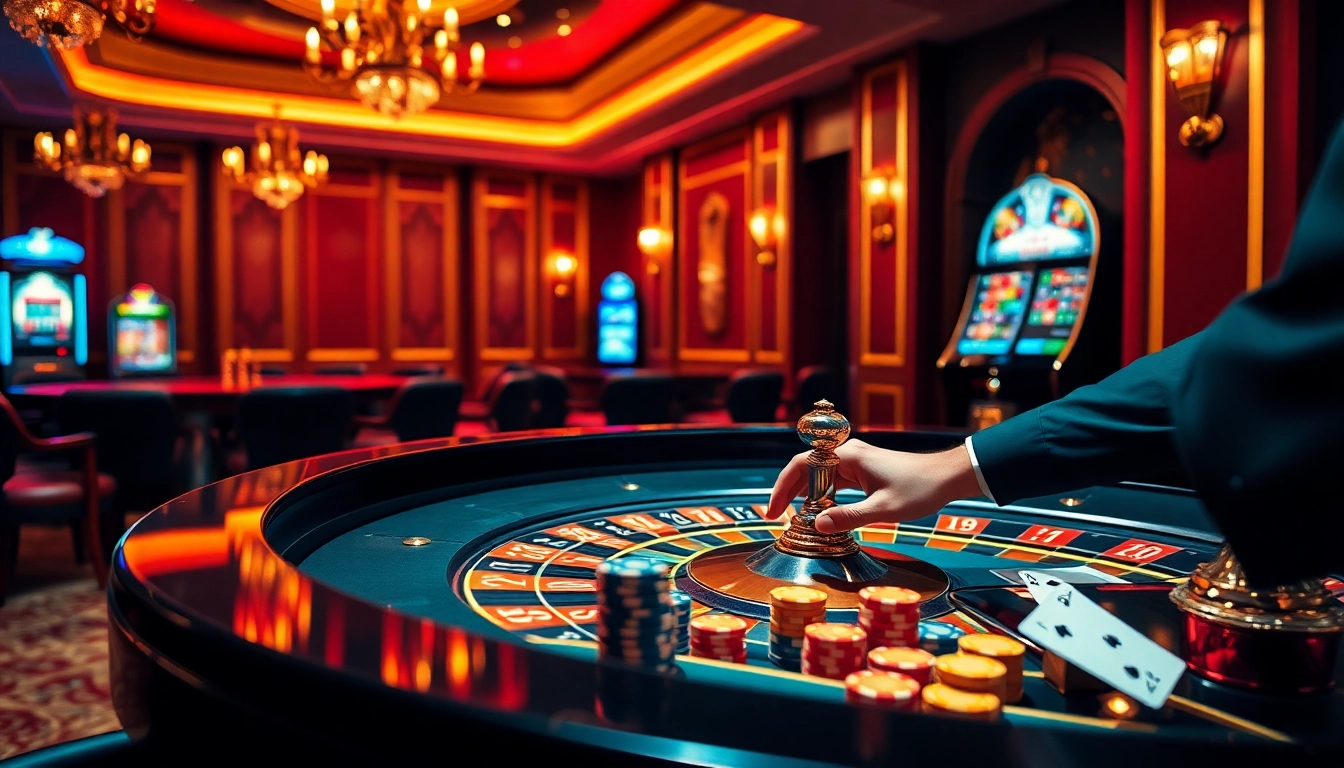Experience the thrill of betting at https://tg88.za.com/, with an elegant roulette table and vibrant poker chips.