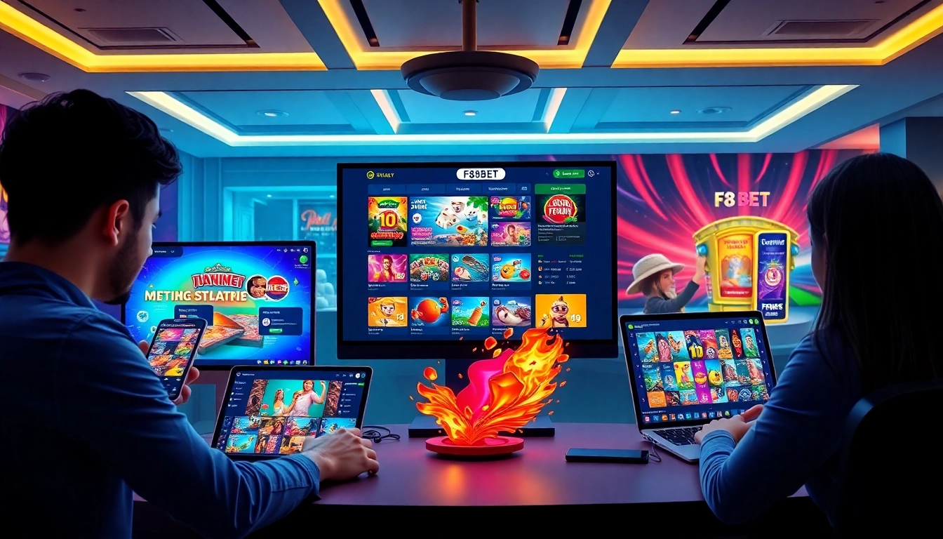 F8BET's engaging online betting platform interface showcasing diverse games at https://f8beta2.support/.