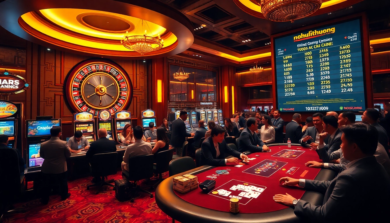 Experience the thrill of gambling at nohudoithuong with vibrant slot machines and exciting tables.
