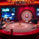 Experience the thrill of dn88 casino with vibrant poker games and betting action.