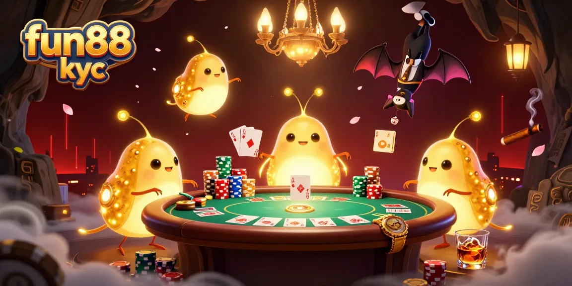 Chơi cá cược tại Fun88 kyc với ánh sáng lúa phát quang và dealer thú vị trong sòng bài động đá