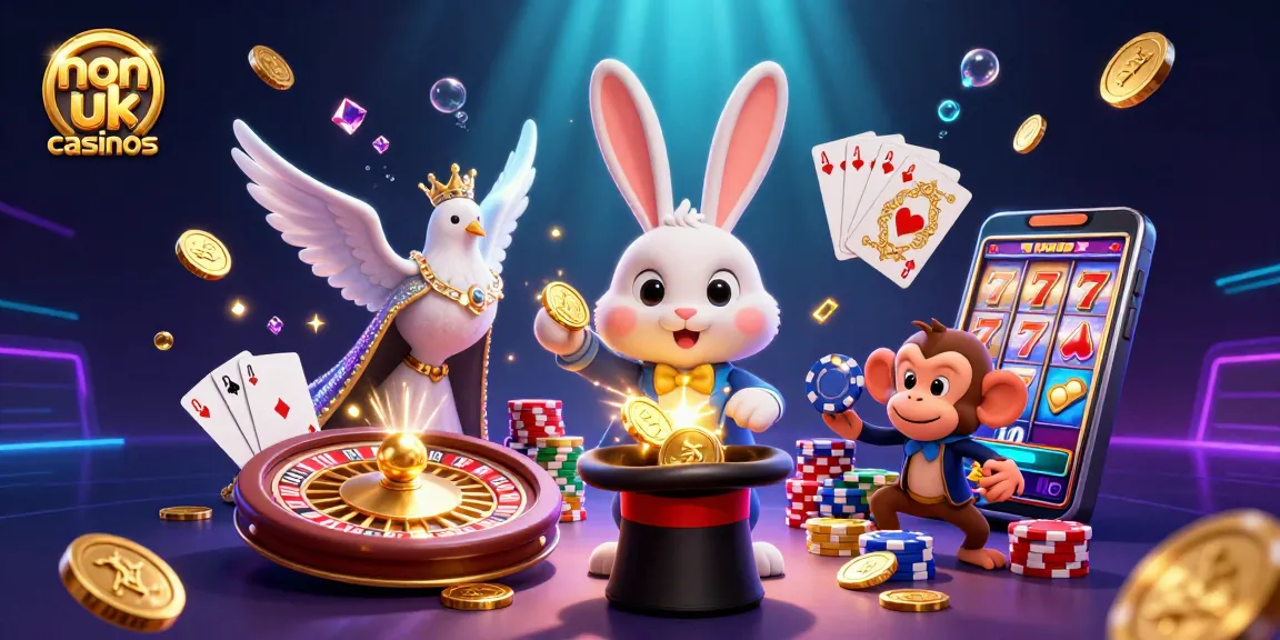 Experience thrilling adventures at non UK casinos with enchanting characters and vibrant gaming elements